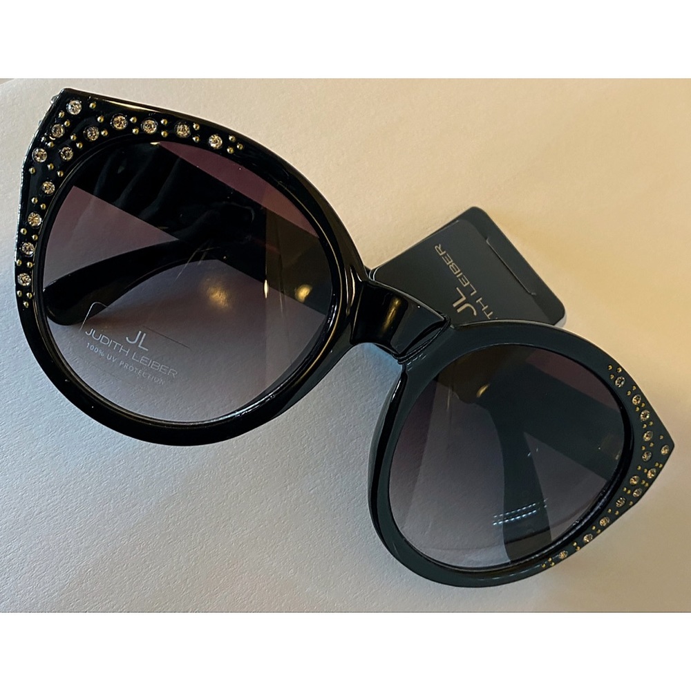 JL Judith Leiber Crystal Embellished Sunglasses - Picture 3 of 13